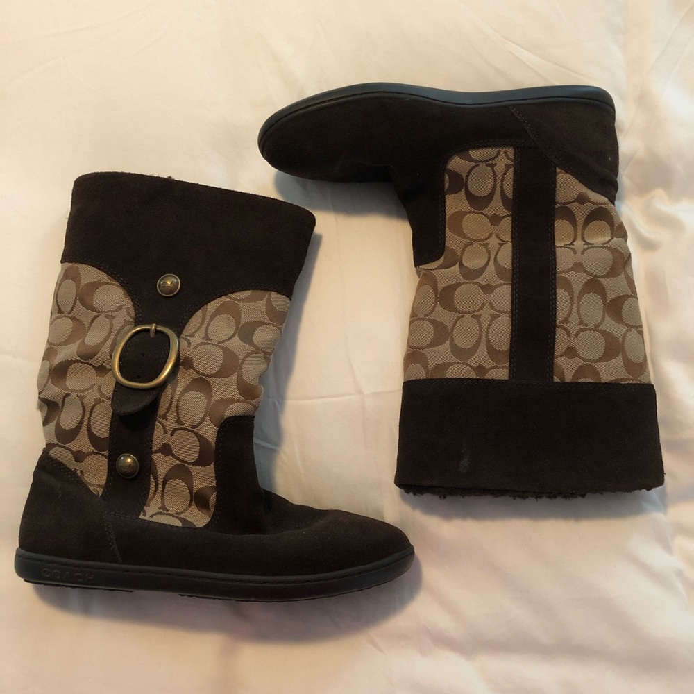 Coach Brown Boots